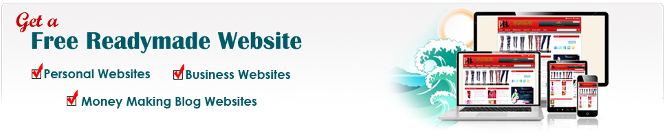 Get a Free Readymade Website
