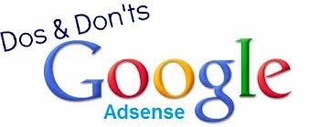 dos and donts google adsense